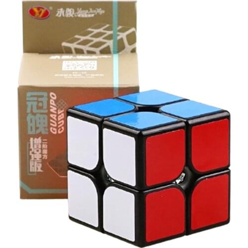 Yongjun GuanPo Plus 2x2x2 Magic Cube Puzzle Guanpo v1 v2 2x2 Toys for Challenge educational Toys For Children Kids cubo magico