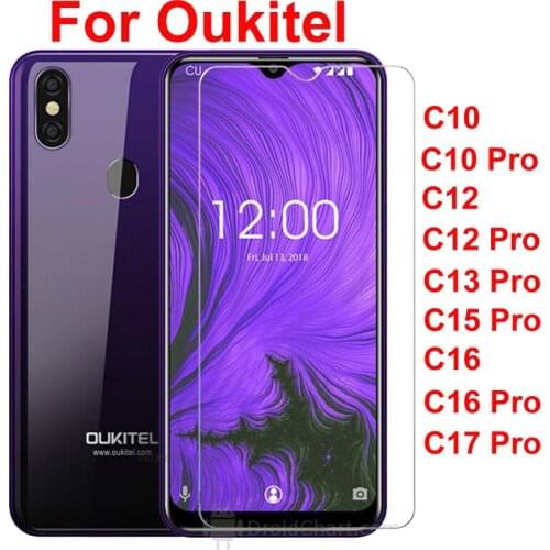 Tempered Glass for Oukitel C16 C15 C13 C12 C10 PRO 2.5D 9H Protective Film Explosion-proof Screen Protector Glass Oukitel C17Pro