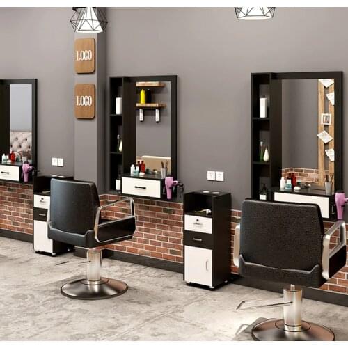 Hair salon mirror hair salon mirror counter top wall mounted barber salon hair salon wall mounted mirror