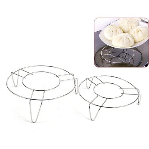 1PC Stainless Steel Steamer Food Kitchen Cookware Steamer Rack Insert Stock Cooking Steaming Stand Kitchen Heating Supplies