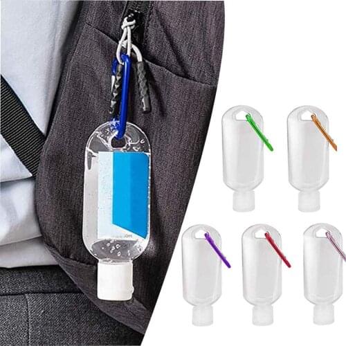 100pcs 30ml 50ml 60ml Empty Portable Plastic Travel Bottles With Flip Cap For Shampoo Conditioner Body Wash Liquid Toiletry
