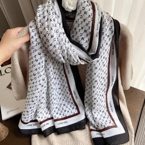 2021 Brand Autumn winter women beach quality shawl cotton scarf lady fashion scarves bandana pashmina wrap hijab muffler