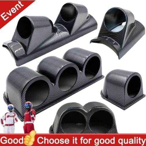 60mm Universal Gauge Cup Car Mount Holder Gauge Pod Plastic Single Double 3 Plastic Gauge Holder Fit For 52MM Water Temperature
