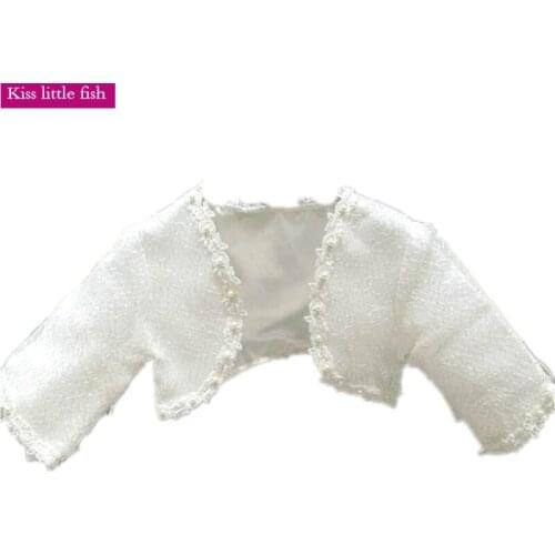 Free shipping Flower girls wedding bolero Girls party dress bolero Girls bolero jackets for evening dresses