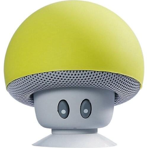 Bluetooth Audio Waterproof Cute Cartoon Mushroom Hairstyle Head Speaker Used to Answer the Phone Portable Speaker
