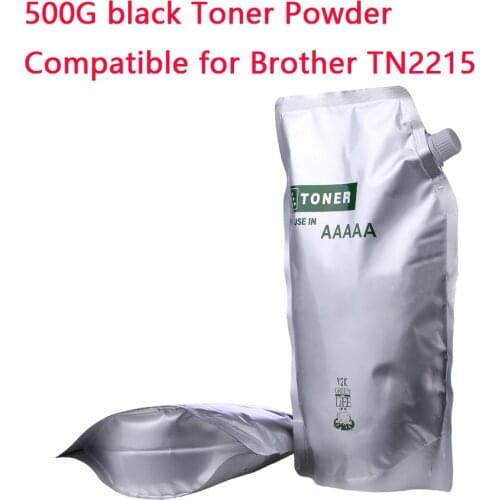 500G black Toner Powder Compatible for Brother TN-2215 TN2215 HL-2220 2230 2240D 2240R 2240DR 2250DN 2270DW 2280DW printer
