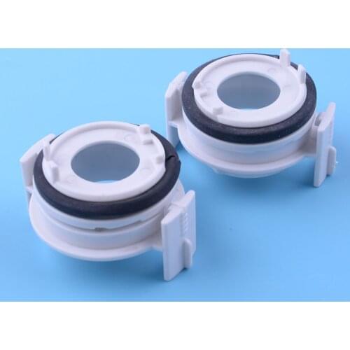 DWCX 2PCS H7 Headlight HID LED Adapter Retainer Holder Fit for BMW E46 3 Series 325i 325ci 330i 330ci 1998-2002 2003 2004 2005