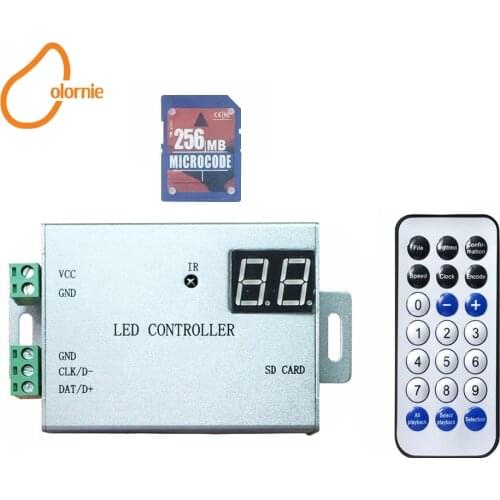 H805SB 2.4G Remote Control SD Card Led Controller Programable LED Digital Wireless Remote Controller Pixel Strip DMX Console