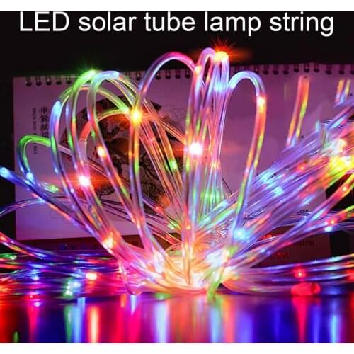 5m Exquisite LED Solar Fairy Lights Waterproof Wire Fairy Lights Colorful Christmas Decoration Wire String Lights for Garden