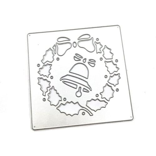 Exquisite Cutting Dies Christmas Theme Small Bell Cute Embossing Knife Template N0PA