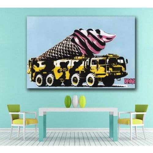 Large size pop art Sweet Unit No. 6 Painting For Living Room Home Decoration Oil Painting On Canvas Wall Painting NO FRAME