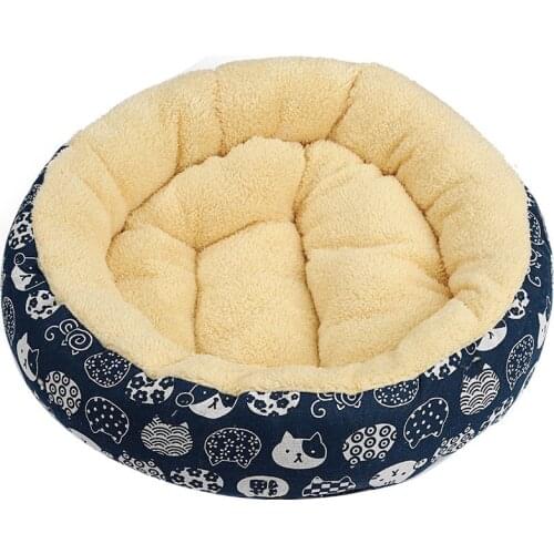 Round Pet Bed For Dogs cat house dog beds for large dogs Pets Products For Puppies dog bed mat lounger bench cat sofa supplies