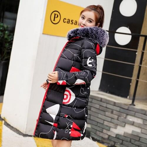 2019 Hot Sale Polyester Slim New Ma'am Cotton Two-sided Cotton-padded Both Sides Clothes Long Fund Loose Coat Self-cultivation