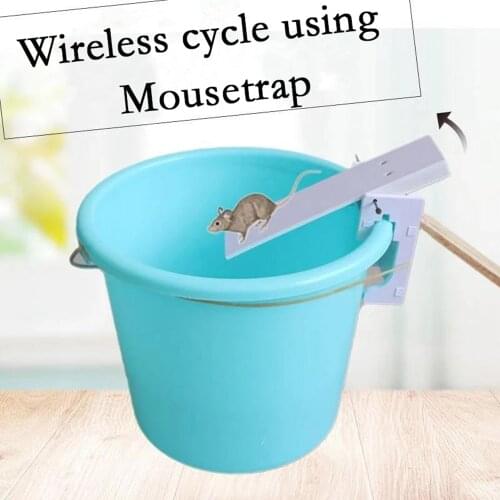 Hot-Selling Seesaw Mousetrap Infinite Loop Using Rodent Killer Household Wooden Mousetrap Bucket Continuous Mousetrap Tool