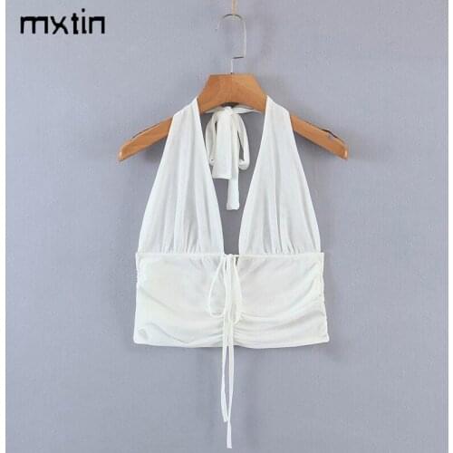 Женские трикотажные майки Mxtin China At AliExpress