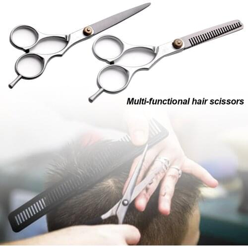 Hair Scissors Set Barber Scissors Set With Hair Cutting And Thinning Shear For Men Women Hair Daily Care Hair Styling Usefulness