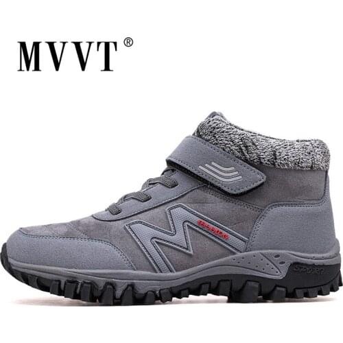 Super Warm Winter Women Boots Platfrom Suede Leather Boots Men Outdoor Shoes Waterproof Women Snow Boots Ankle Hombres Botas