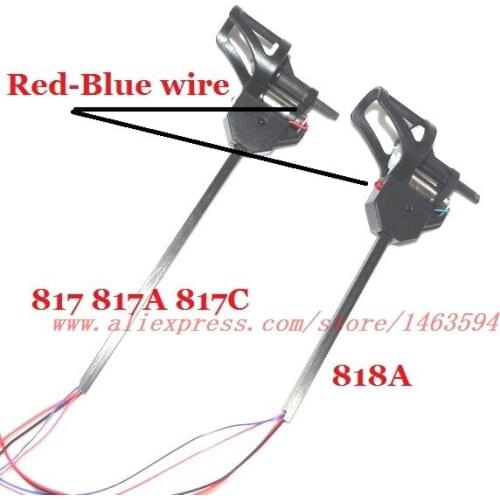 Wholesale UDI U818 U817A U818A RC Quadricopter Spare Parts Carbon tube motor set (red blue wire ) Free Shipping