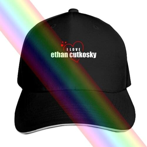 I Love Ethan Cutkosky Bucket Hat Baseball Cap Hat With Pompon Invisible Caps Bad Bunny Daiwa Hat Camouflage Luxury Hat
