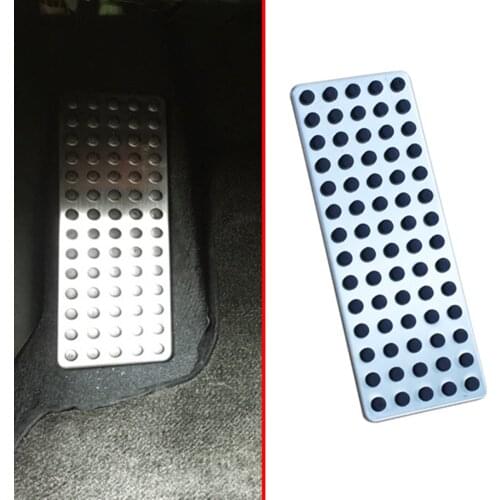 Fit For Benz A C E CLA GLA GLK Class W176 A200 C117 W204 W205 C200 Accessories Foot Rest Pad Pedal Plate Cover Steel Decorate