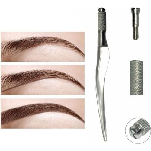 Clear Eyebrow Manual Pen Permanent Makeup Embroidery Tatoo for Needle