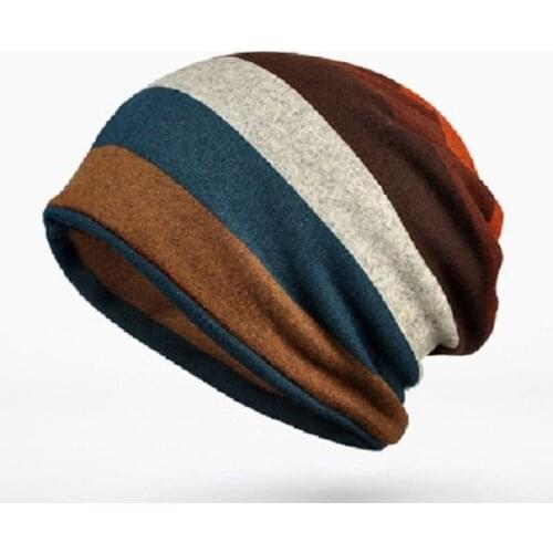 Womens hats Spring summer cotton men women hat scarf Dual use peaked cap bucket hat beanie cap Bonnet Panama Hat for women