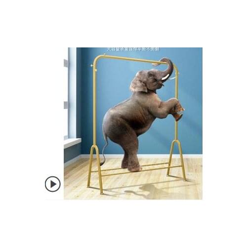Clothing store display rack iron display rack floor hanging rod for childrens wear womens clothing store clothes hanging hange
