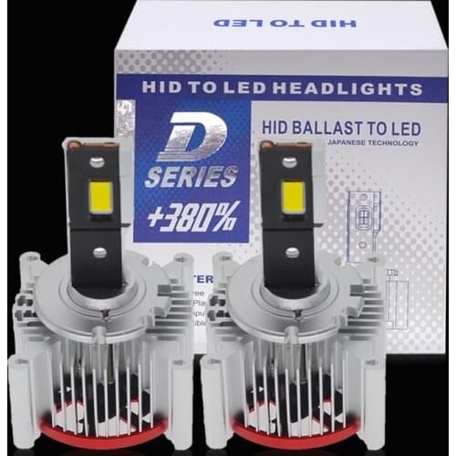 SUKIOTO 2PCS Car Light D1S D4S D2S LED Canbus Headlight D3S D1R D2R D3R D4R D5S D8S Bulb 70W 17200LM Replace HID Conversion Lamp