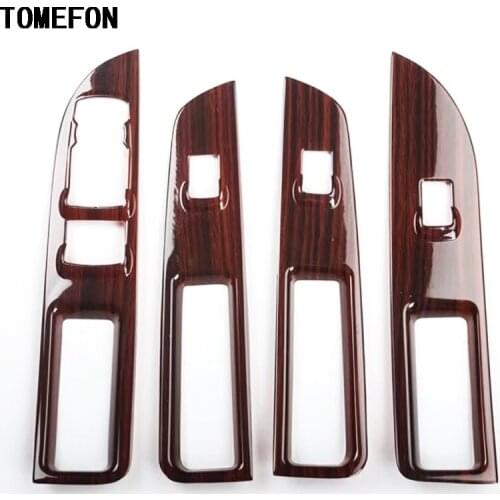 TOMEFON For Ford Explorer 2016 2017 LHD ABS Special Interior Armrest Door Window Lifter Switch Button Regulator Interior Trim