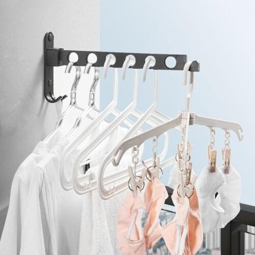 Clothes hanger Clothes rack hangers for clothes drying rack Clothes horse Small hole free wall hanging clothes hanger