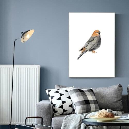 Animals Art Posters and Prints Bird Wall Decor Canvas Painting Wall Pictures for Nursery Living Room Home Decoration Pop Art