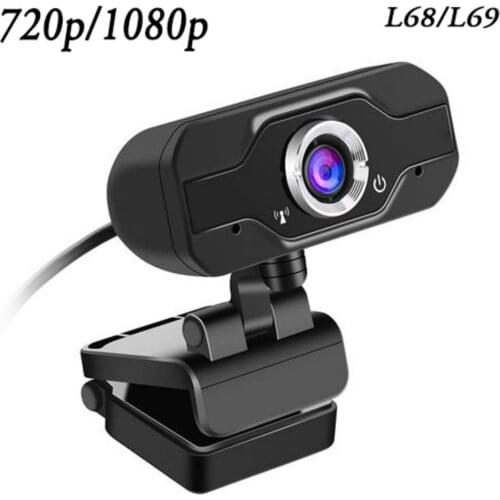 1080p/720p Full HD Webcam Mini Pc Computer Web Camera with Microphone Portable USB Webcam for Video Recorder Online Meeting