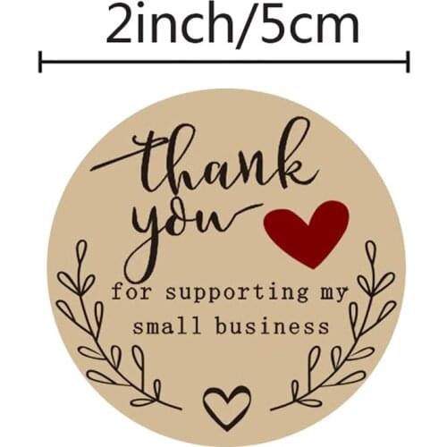 500 Pcs/roll Thank You Sticker for seal label scrapbooking christmas sticke decoration sticker Stationery Sticker