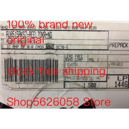 AD8515AKSZ-REEL7 AD8515AKSZ SOT23-5 100% new original 50PCS/LOT STOCK