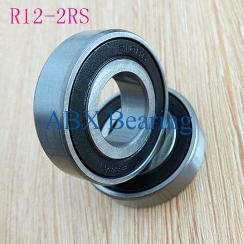 10pcs R12-2RS R12 ball bearing 19.05x41.275x11.112mm inch miniature bearing 3/4"x 1-5/8"x 7/16" Drilling machines