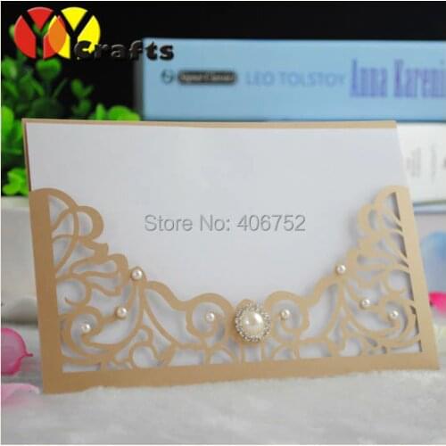 Free shipping hot sell luxury pocket invitation cards for wedding and engagement