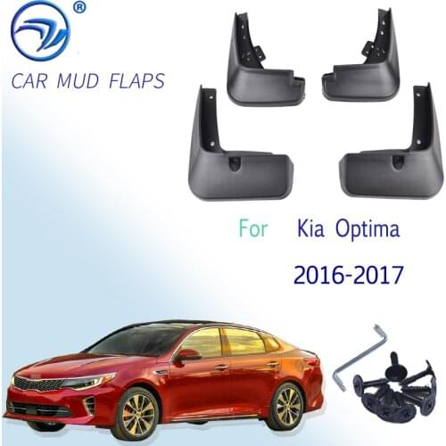 Front Rear Molded Car Mud Flaps For Kia Optima 2016 2017 JF Sedan Mudflaps Splash Guards Mud Flap Mudguards Fender 2018