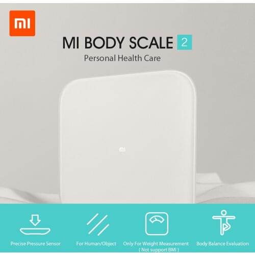 Xiaomi Body Scale LED Digital Bathroom Weight Scale Mi Smart Scale 2 BT 5.0 Body Balance Test APP Monitor Weighting Scale