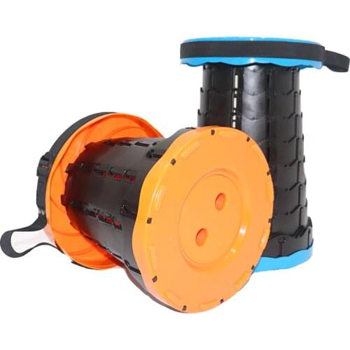 Household Shoe-Changing Stool Portable Folding Telescopic Stool Fishing Beaching Camping Home Office Beach