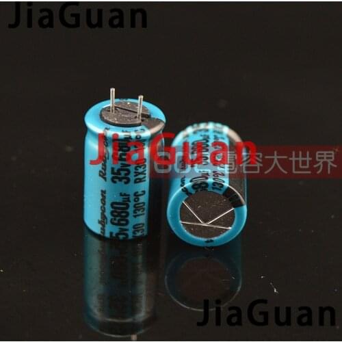 20PCS NEW RUBYCON RX30 35V680UF 12.5X20MM Electrolytic Capacitor rx30 680uF/35V 130 degrees 680UF 35V