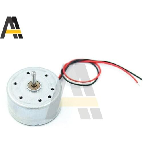 Round Mini Motor Micro 300 Solar DC 3V 4.5V 5V Motor For CD Player 2 Pins Plug Spacing 2.0mm PH2.0mm Brush Motors For TOYS