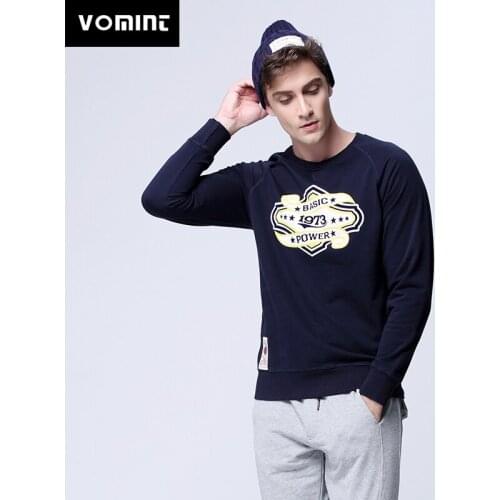 Promotion Limited Brand New Men Sweatershirt Hoodie Street design Split Print Wide-waisted O-neck Regular Sweatershirts S6WT003