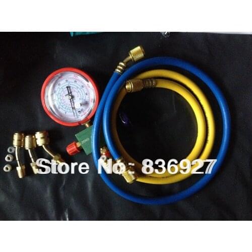 CT-488 Gauge and valve 2PIECES PIPES AND 3 ADAPTERS SET