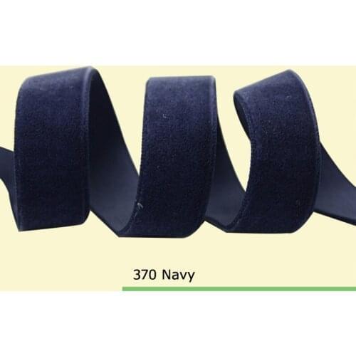 5/8 inch single faced polyester velvet ribbons for shoe