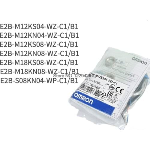 Original Brand E2B Proximity Switch Sensor E2B-M12KS04-WZ-C1 E2B-M12KS08-WZ-C1 E2B-M18KN08-WZ-C1 E2B-M18KS05-WZ-C1