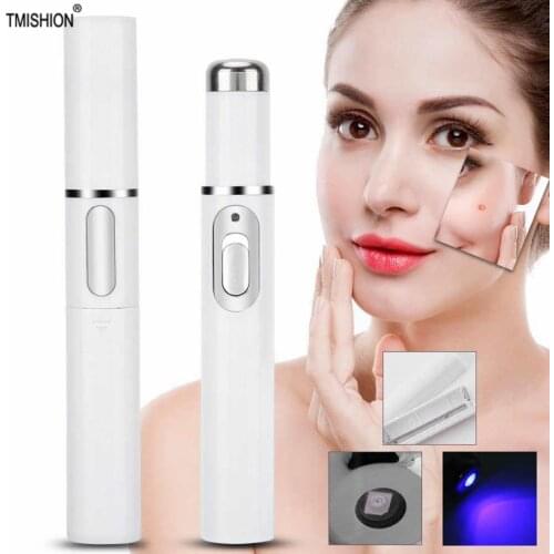 Portable Wrinkle Scar Acne Remover Device Powerful Blue Light Therapy Pen Vein Blu-ray acne pen Eye Skin Care Tool Wholesale