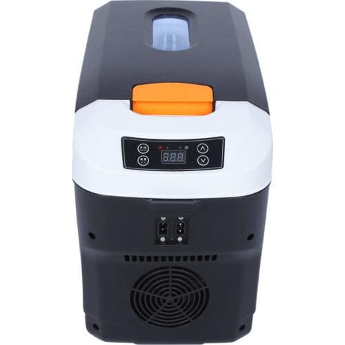 10L Refrigerator Portable Intelligent Digital Display Mini Refrigerator for Home Office Car Cigarette Lighter 12V/24V
