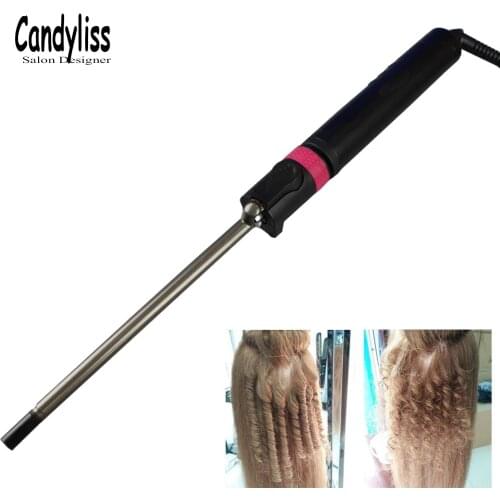 Professional 7/9mm Curling Iron Rotating Hair Ware Pear Flower Cone Ceramic Hair Curlers Suitable for Children Mens Small Curly