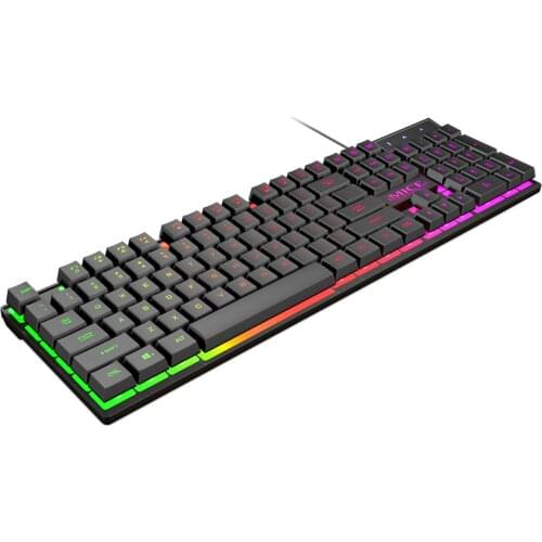 New AK-600 Wired Gaming Keyboard 104 Keys Mechanical Keyboard RGB Backlit Keyboard for PC Gamer Teclado Gamer Mecanico Clavier