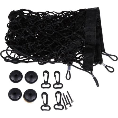 652F Stretchable Back Storage Mesh All Purpose Vehicle Cargo Organizer Practical Car Storage Tool